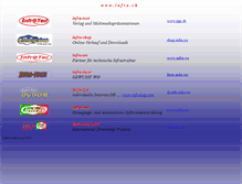 Tablet Screenshot of infra.ch